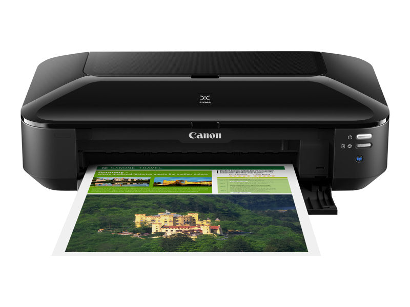 Canon PIXMA iX6850 - Printer - color - inkjet - Ledger, A3 Plus - up to 14.5 ipm (mono)/ up to 10.4 ipm (color) - capacity: 150 sheets - USB 2.0, LAN, Wi-Fi(n) (8747B006 )