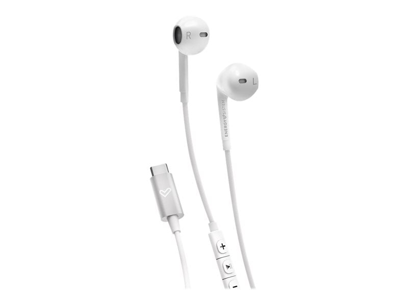 Energy Smart 2 Tipo C - Auriculares internos con micrófono - ear bud - con cable - USB-C - blanco