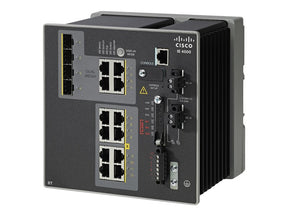 Cisco Industrial Ethernet 4000 Series - Switch - Managed - 8 x 10/100 + 4 x Gigabit SFP combo - DIN rail mountable - DC power (IE-4000-8T4G-E)