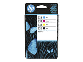 HP 932/933 Combo Pack - Pack de 4 - preto, amarelo, azul cyan, magenta - original - tinteiro - para Officejet 6110, 6600 H711a, 6700, 7110, 7130, 7130xi, 7135xi, 7140xi, 7510, 7610, 7612 (6ZC71AE)