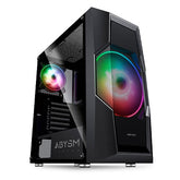 ABYSM BOX ATX GAMING DANUBE HRON TEMPERED GLASS ARGB BLACK 1XUSB3.0 1XUSB2.0