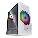 ABYSM BOX ATX GAMING DANUBE HRON VIDRIO TEMPLADO BLANCO