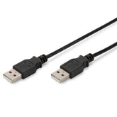 DIGITUS CABLE USB 2.0 TYPE A/AM/M 3MT BLACK