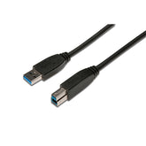 DIGITUS CABO IMPRESSORA USB 2.0 A/B M/M 5MT PRETO