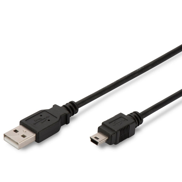 CABLE DIGITUS USB A / MINI USB B 5 pines 2.0 M/M 3M