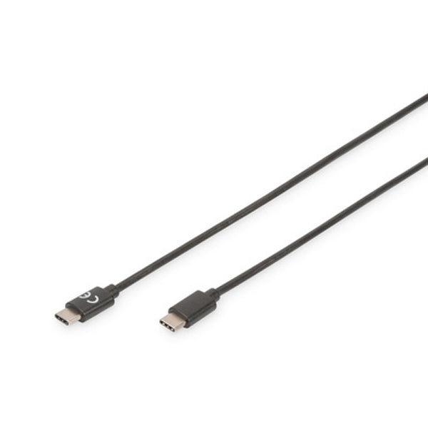 CABLE DIGITUS USB TIPO-C TIPO-C - CM/M 3.0M 3A 480MB VERSIÓN 2.0 NEGRO