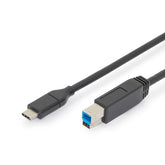 CABLE DE CONEXIÓN DIGITUS CABO USB-C TIPO-C A B 1.8M