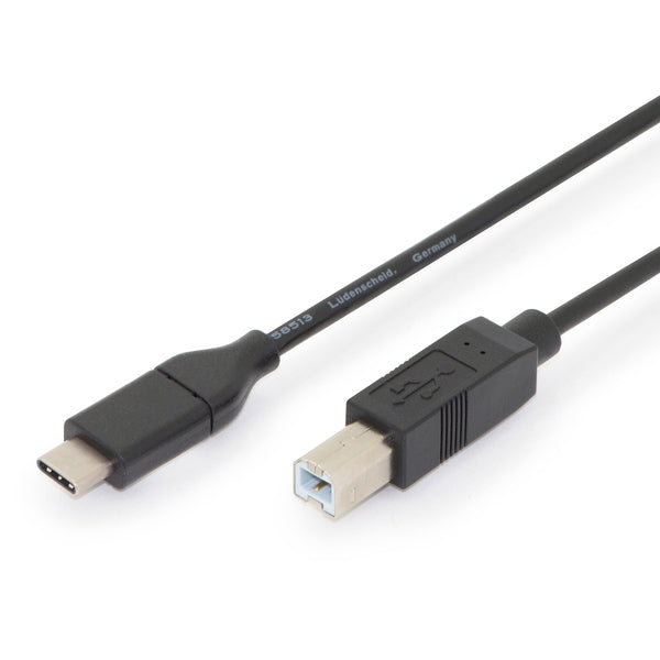 CABLE DE CONEXIÓN DIGITUS CABO USB-C TIPO-C A B 1.8M