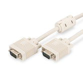 CABLE DIGITUS VGA M/MC/FERRITA 1.80MT GRIS