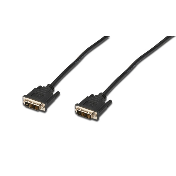 DIGITUS DVI CABLE DVI18+1 M/M 2.0M DVI-D SINGLE LINK BLACK