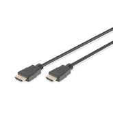 CABLE DIGITUS HDMI ESTÁNDAR TIPO AM/M 5.0MW/ETHERNET FULL HD ORO NEGRO