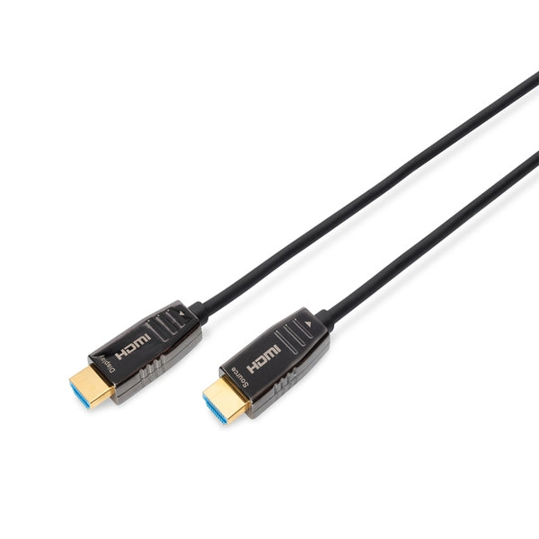 DIGITUS HDMI 2.0 PREMIUM HS CABLE TYPE AW/ AMP. M/M 10M W/ETH ULTRA HD 4K BLACK