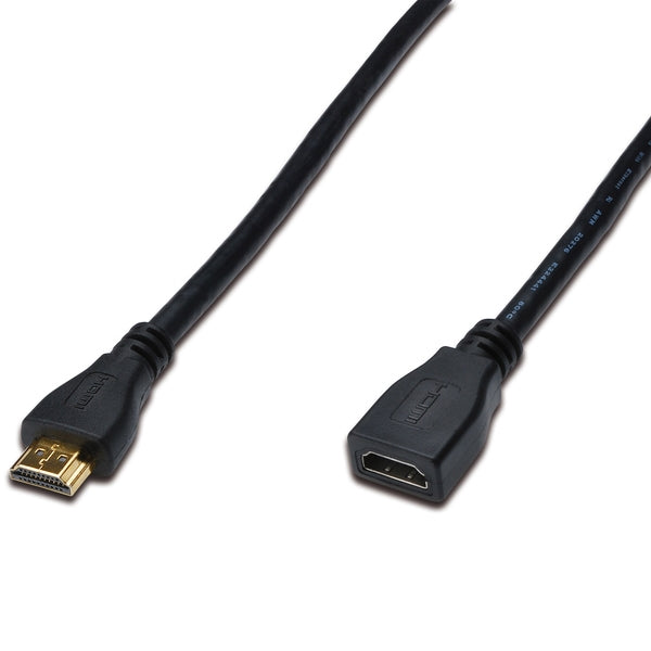 CABLE DIGITUS HDMI ALTA VELOCIDAD C/ETHERNET M/H 3MT NEGRO