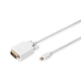 CABLE DIGITUS ADAPT MINI DISPLAYPORT 1.1A - DVI24+1 M/M 1.0M BLANCO