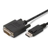 CABLE DIGITUS ADAPTADOR DISPLAYPORT - DVI (24+1) M/M 2MT NEGRO