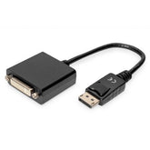 CABLE DIGITUS ADAPTADOR DISPLAYPORT 1.1A - DVI 24+5 M/H 0.15MW/INTERLOCK NEGRO