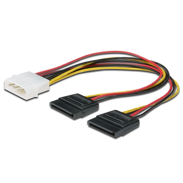 CABLE DE ALIMENTACIÓN INTERNO DIGITUS IDE-SATA(15PIN) 0.20MT(2xSATA)