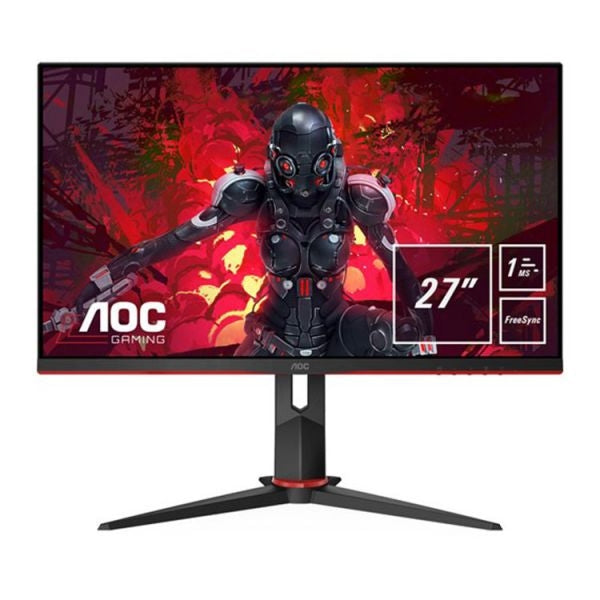 AOC MONITOR IPS 27 FHD 1MS 75HZ VGA HDMI DP USB SPEAKERS HAS PIVOT 27G2U5/BK