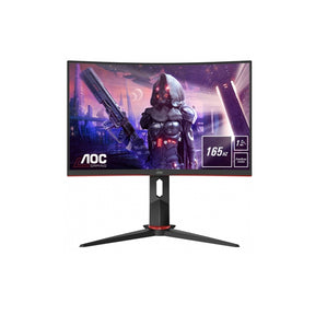 AOC MONITOR 27 FHD CURVED 1 MS 165HZ VGA HDMI DP USB GAMING SPEAKERS C27G2U/BK