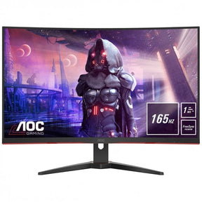 MONITOR AOC VA 32 (31.5) FHD CURVADO 1MS 165HZ VGA HDMI DP ALTAVOCES C32G2AE/BK