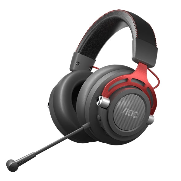 AURICULARES AOC 50MM DRIVER INALAMBRICO 2.4GHZ GAMIMG AUDIO GH401