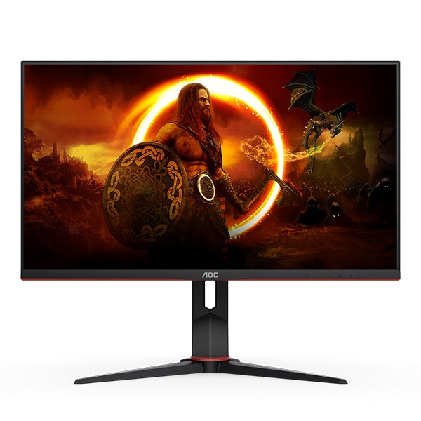 AOC MONITOR IPS 28 UHD 4K 1MS 144HZ HDMI DP USB SPEAKERS HAS PIVOT U28G2XU2/BK