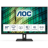 AOC MONITOR VA 32 (31.5) 16:9 4K UHD HDMI DP SPEAKERS U32E2N