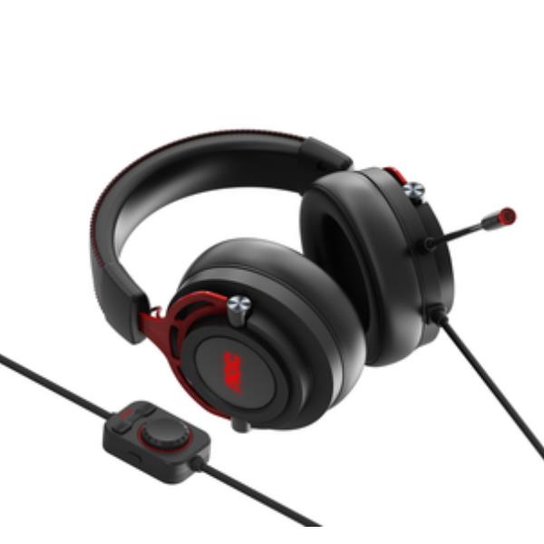 AOC HEADSET 50MM DRIVER VIRTUAL 7.1 SURROUND USB GAMING GH300