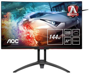 MONITOR LED AOC 32 QHD CURVADO 144HZ VGA HDMI DP USB ALTAVOCES AG322QC4