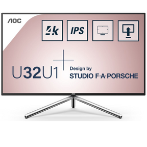 AOC MONITOR IPS 32 (31.5) 16:9 UHD 4K HDMI DP USB-C COLUNAS HAS PIVOT U32U1