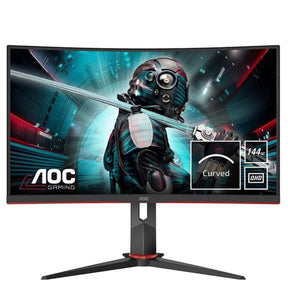 MONITOR AOC VA 27 QHD CURVADO 1 MS 144HZ VGA HDMI DP USB ALTAVOCES TIENE CQ27G2U/BK
