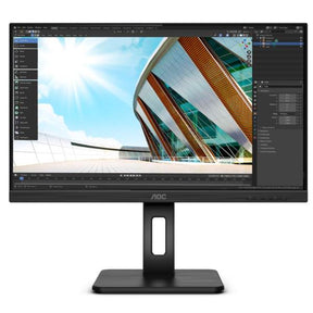 AOC MONITOR IPS 24 (23.8) FHD VGA DVI HDMI DP USB COLUNAS HAS PIVOT 24P2Q