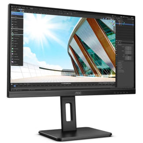 AOC MONITOR IPS 27 UHD 4K HDMI DP USB COLUNAS HAS PIVOT U27P2