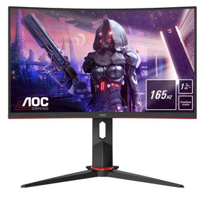 AOC Gaming C24G2U/BK - Monitor LED - gaming - 24" (23,8" visibles) - 1920 x 1080 Full HD (1080p) a 144 Hz - VA - 250 cd/m² - 1000:1 - 1 ms - 2xHDMI, VGA, DisplayPort - altavoces - negro