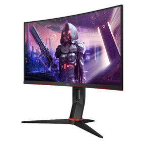 AOC Gaming C24G2U/BK - Monitor LED - gaming - 24" (23,8" visibles) - 1920 x 1080 Full HD (1080p) a 144 Hz - VA - 250 cd/m² - 1000:1 - 1 ms - 2xHDMI, VGA, DisplayPort - altavoces - negro