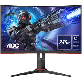 MONITOR AOC VA 32 (31.5) FHD CURVADO 1MS 240HZ HDMI DP C32G2ZE/BK
