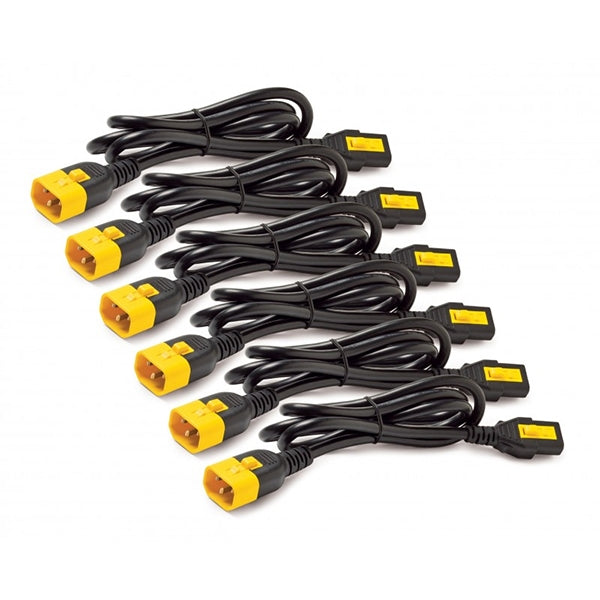 APC CABLE POWER CORD KIT (6 ea) LOCKING C13 TO C14 1.2M