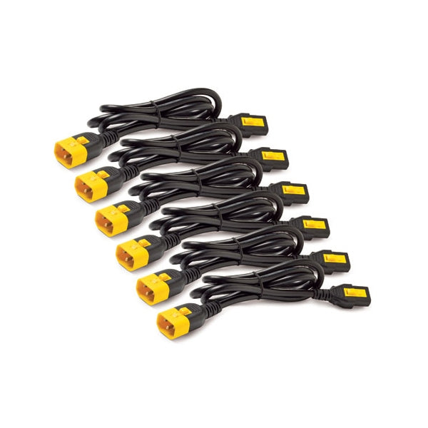 APC POWER CORD KIK (6 EA), LOCKING, C13 TO C14, 1.2M