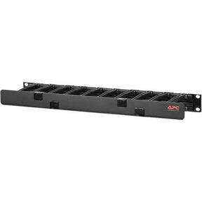 APC HORIZONTAL CABLE MANAGER 1U x 4 DEEP SINGLE SIDE W/ COVER