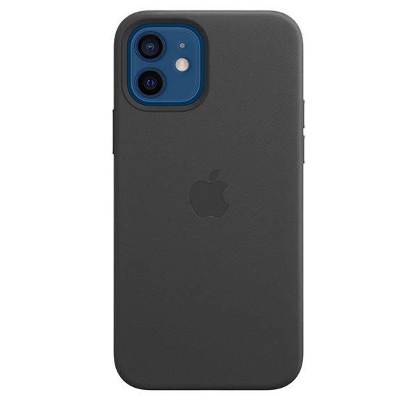 APPLE CAPA IPHONE 12/12 PRO 6.1 LEATHER CASE WITH MAGSAFE - BLACK