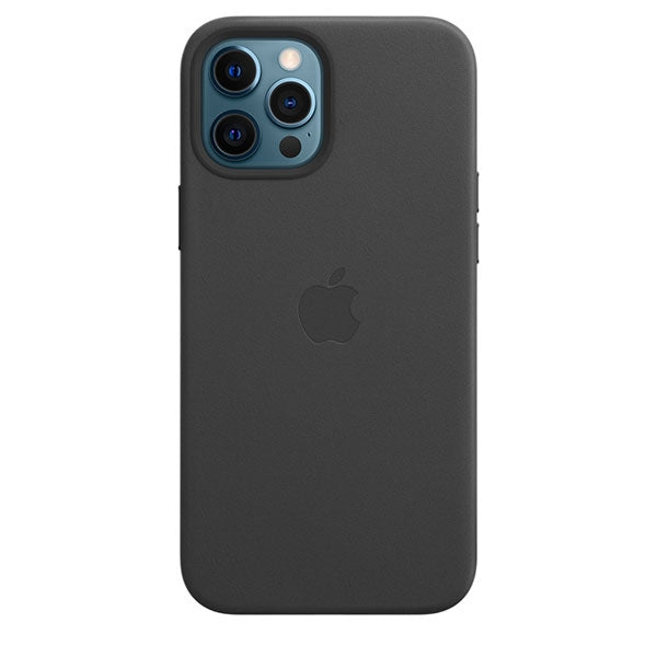 FUNDA DE CUERO APPLE CAPA IPHONE 12 PRO 6.7 MAX CON MAGSAFE - NEGRA