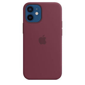 APPLE CAPA IPHONE 12 MINI 5.4 SILICONE CASE WITH MAGSAFE - PLUM