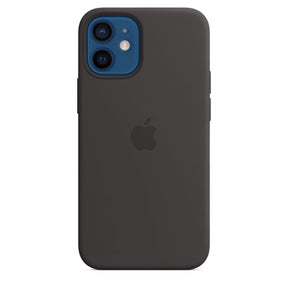 APPLE CAPA IPHONE 12 MINI 5.4 SILICONE CASE WITH MAGSAFE - BLACK