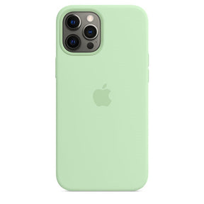 FUNDA APPLE CAPA IPHONE 12 PRO 6.7 MAX SILICONA CON MAGSAFE - PISTACHO