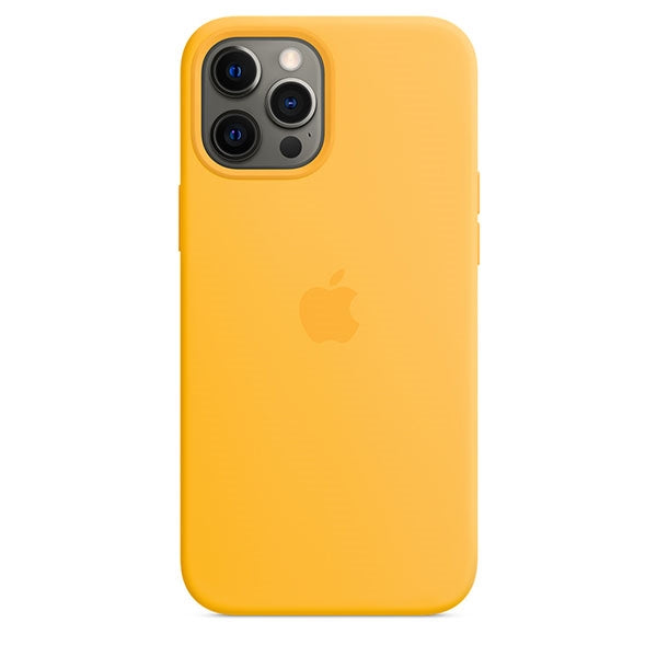 APPLE CAPA IPHONE 12 PRO 6.7 MAX SILICONE CASE WITH MAGSAFE - SUNFLOWER