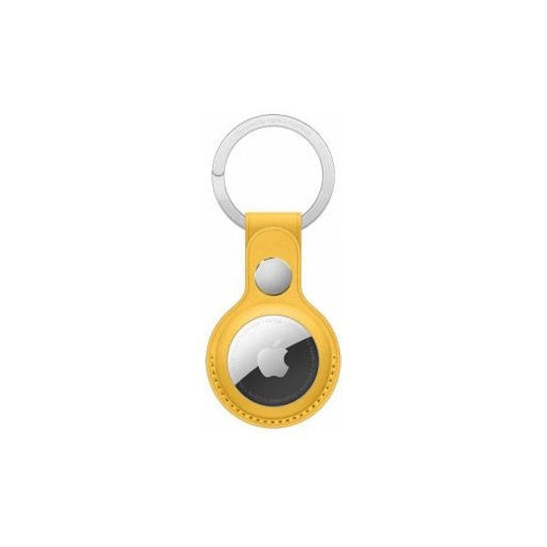 APPLE AIRTAG LEATHER KEY RING - MEYER LEMON