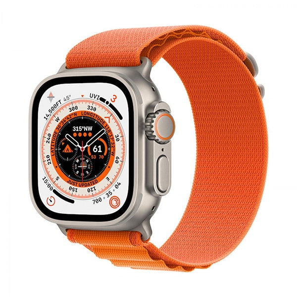 APPLE WATCH ULTRA GPS+CELLULAR 49MM TITANIUM CASE WITH ORANGE ALPINE LOOP SMAL