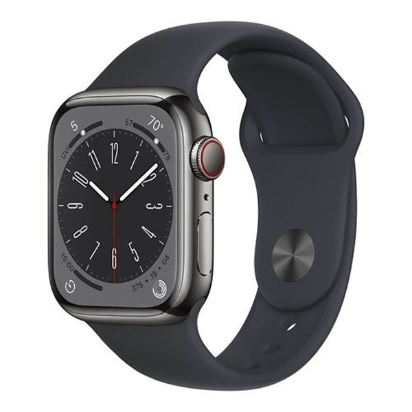 APPLE WATCH SERIES 8 GPS+CELLULAR CAJA DE ACERO INOXIDABLE DE 41 MM GRAFITO CON MIDNIG