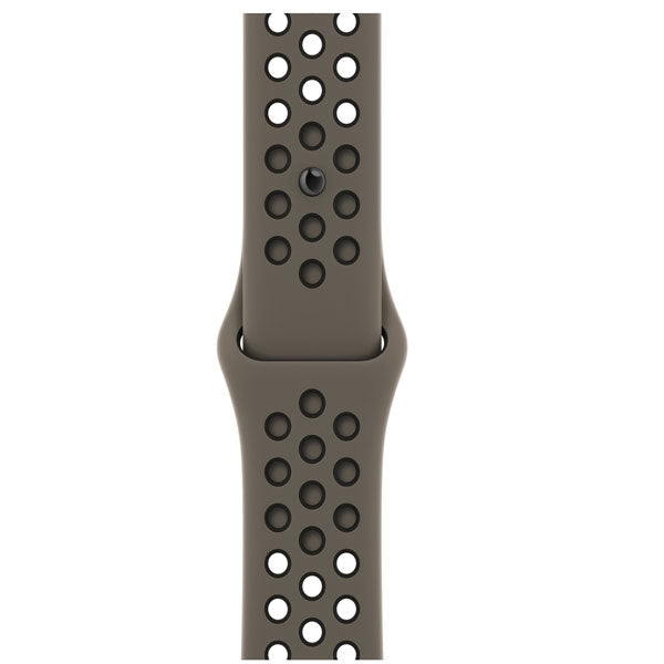 APPLE BRACELET OLIVE GRAY/BLACK NIKE SPORT BAND 45MM