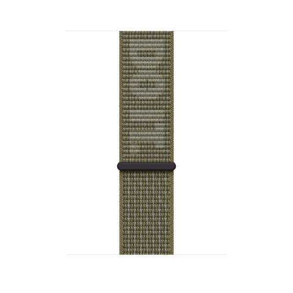 APPLE BRACELET SEQUOIA/PURE PLATINUM NIKE SPORT LOOP 45MM